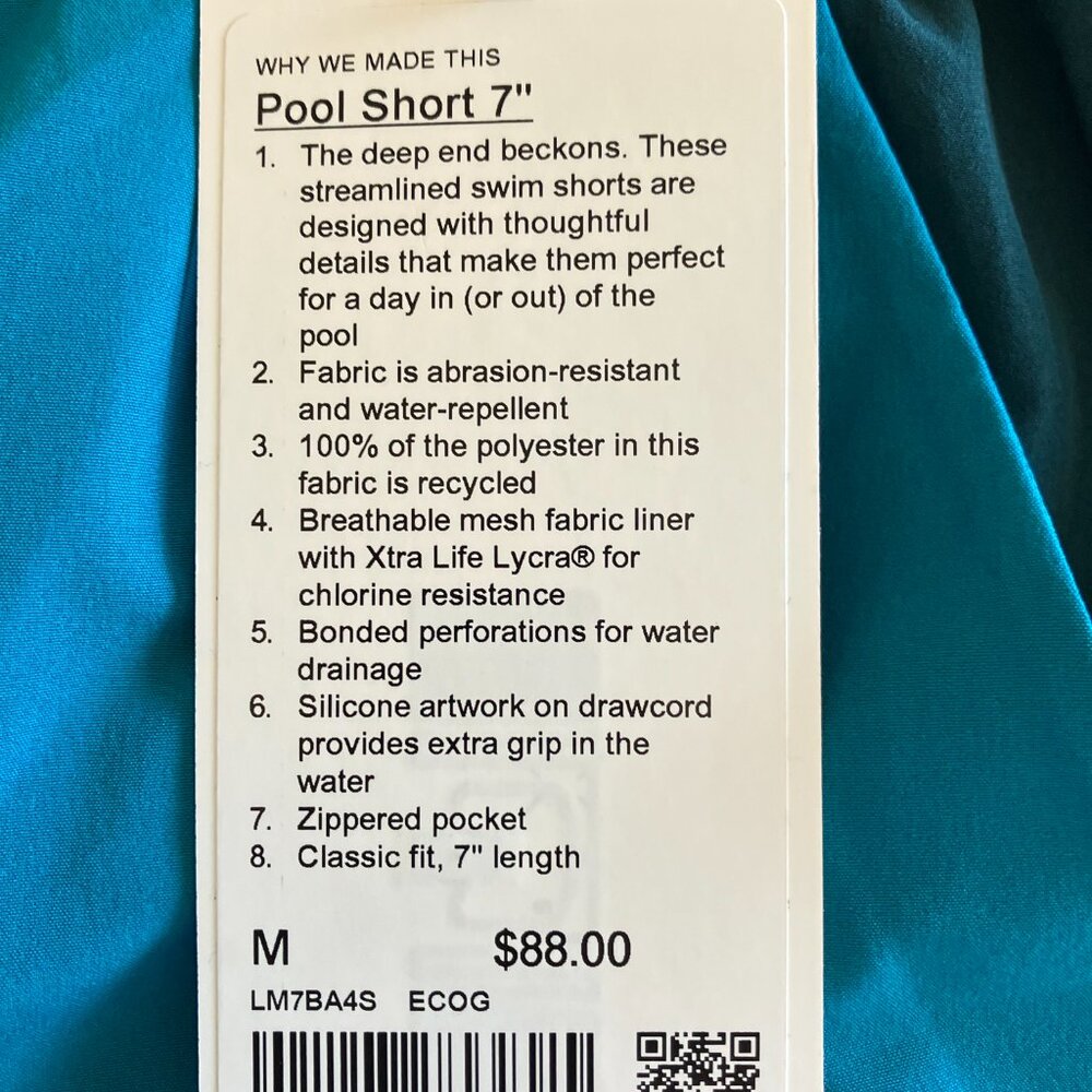Lululemon Men's swim shorts size M - Picture 8 of 11
